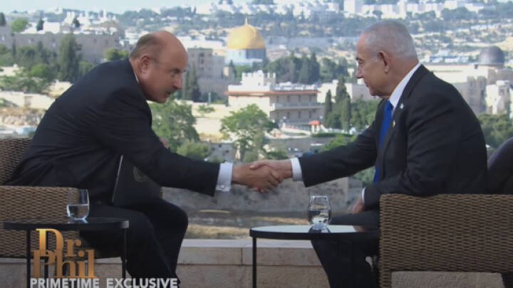 Netanyahu i interview med Dr. Phil: 'Hvis vi må stå alene, så står vi alene'