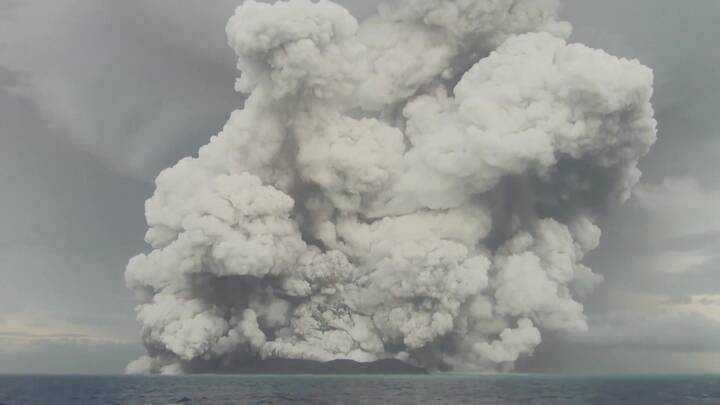 Nødsignal opfanget efter vulkanudbruddet ved Tonga