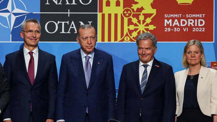Tyrkiet accepterer nu Sverige og Finland som Nato-lande