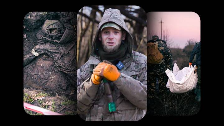 Ukraines 'sorte tulipaner' graver døde soldater op fra slagmarken