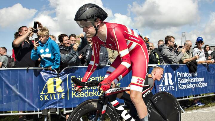Danmarksmesteren i enkeltstart er på bar bund svær VM-rute | Cykling |