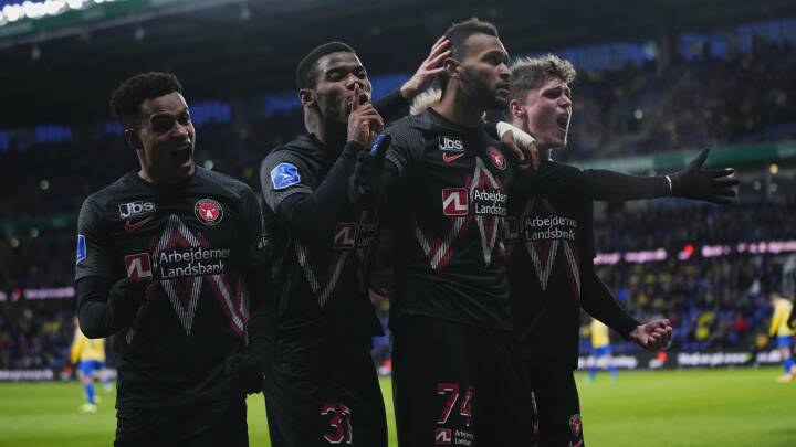 FC Midtjylland slår Brøndby og tager første stik i kvartfinalen
