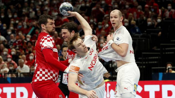 Kroaterne kæmpede for EM-livet, men Danmark vinder for femte gang i træk