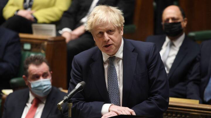 Boris Johnson forsvarede sig mod festanklager i Underhuset 