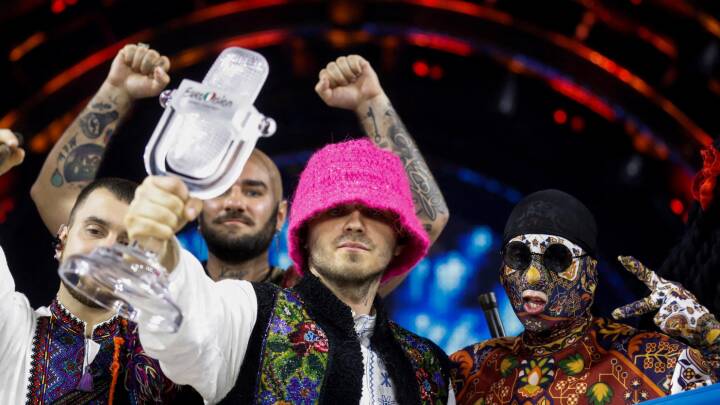 Ukrainsk Eurovision-sejr kritiseres i russiske medier: 'Eurovision og Europa er i moralsk og kulturelt fordærv'