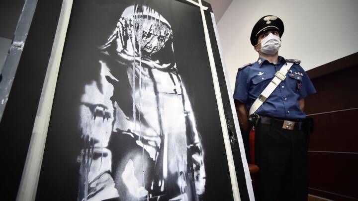 Banksy-tyve kendt skyldige i tyveri af maleri til minde om terrorofre
