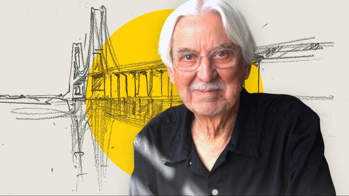 85-årige Poul Ove blev upopulær, da han tegnede Storebæltsbroen: I dag er den Tourens højdepunkt