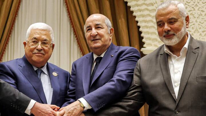 Palæstinas præsident har mødt lederen af Hamas for første gang i mange år