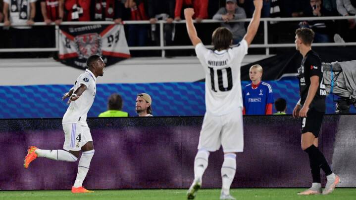 Real Madrid besejrer Lindstrøm og Frankfurt i Super Cuppen