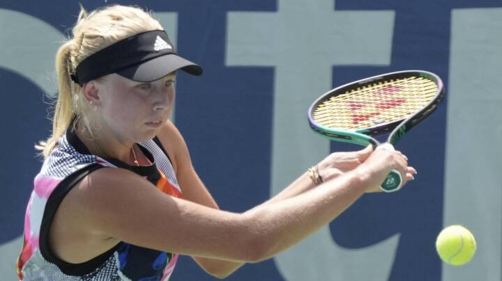 Tennisspilleren Clara Tauson klarer sig videre til kvartfinale i USA