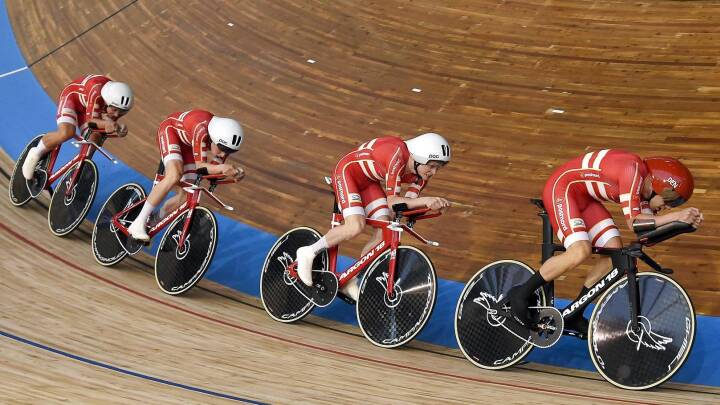 Dansk kvartet cykler sig i EM-finalen i holdforfølgelse