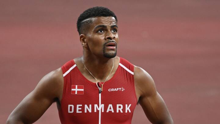 Rørt dansk sprinter udgår og ender sidst på 100 meterdistancen 