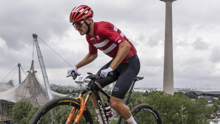 Mountainbike-rytteren Sebastian Carstensen Fini napper EM-sølv 