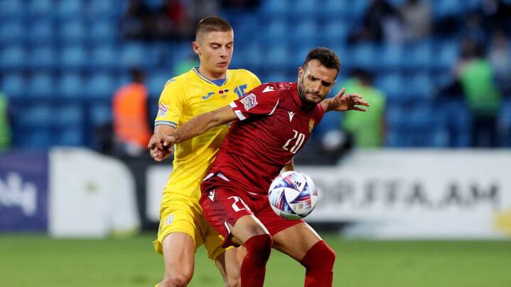 Ukraine spiller sig på førstepladsen i Nations League efter VM-skuffelse