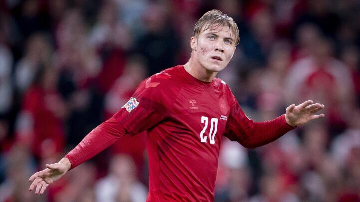 Rasmus Højlund viser målnæse i Italien, men er ydmyg om startplads for Danmark