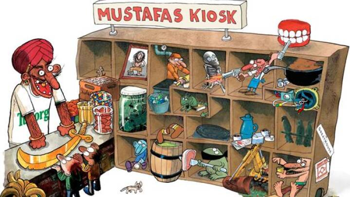 "MUSTAFAS KIOSK" i boken Mustafas kiosk "MUSTAFAS KIOSK" i boken Mustafas kiosk