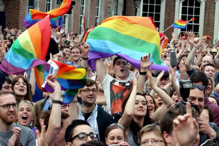 BILLEDER Irland jubler over ja til homoægteskaber
