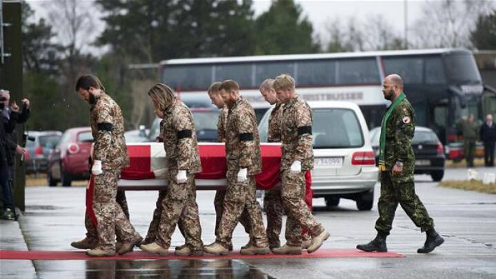 Dræbt jægersoldat ankom til Karup | Midt- og Vestjylland | DR