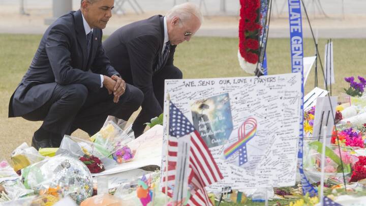 Obama og Biden besøgte Orlando
