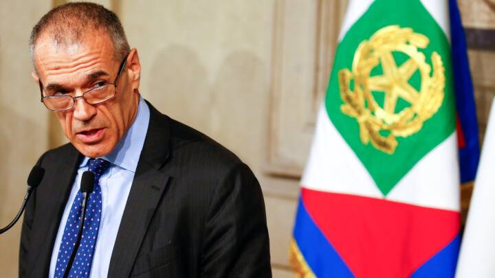 Italiens præsident udnævner midlertidig premierminister
