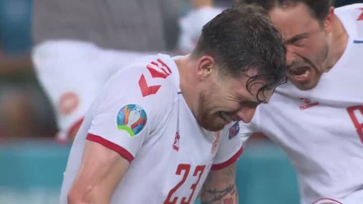 Højbjerg var rørt til tårer på banen i Baku: 'Jeg elsker at være i det her'
