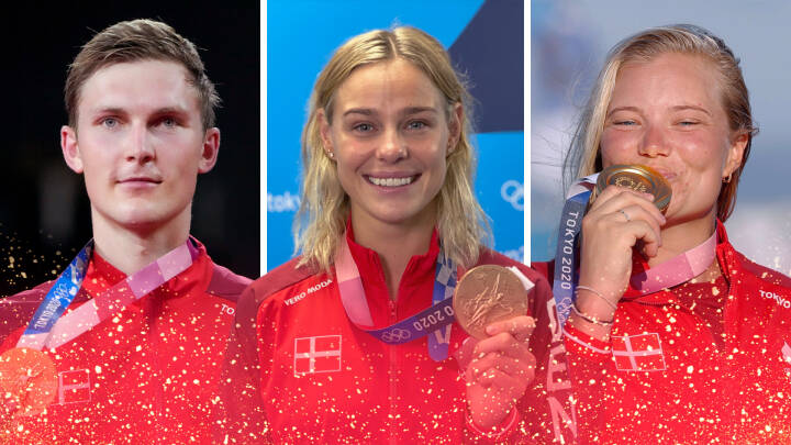 Se tabellen: Her er de danske OL-medaljer