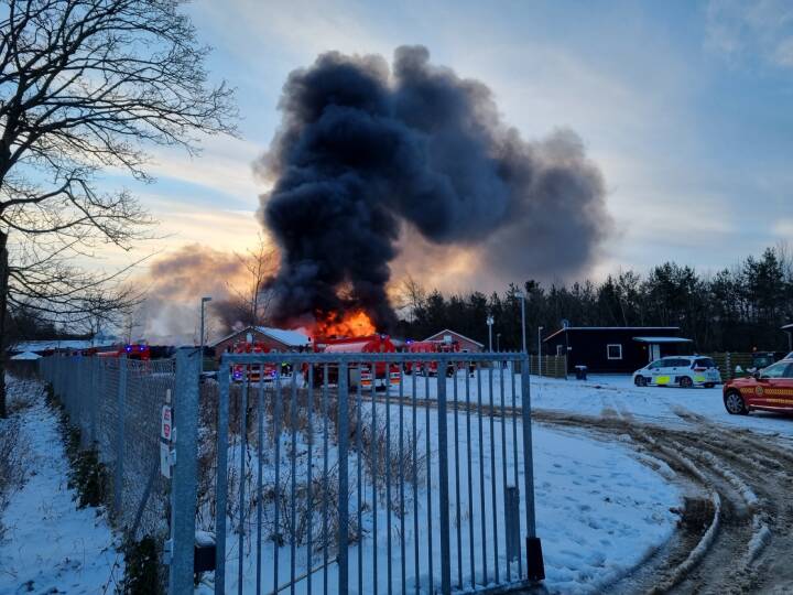 Brand påvirkede togtrafikken i Holstebro