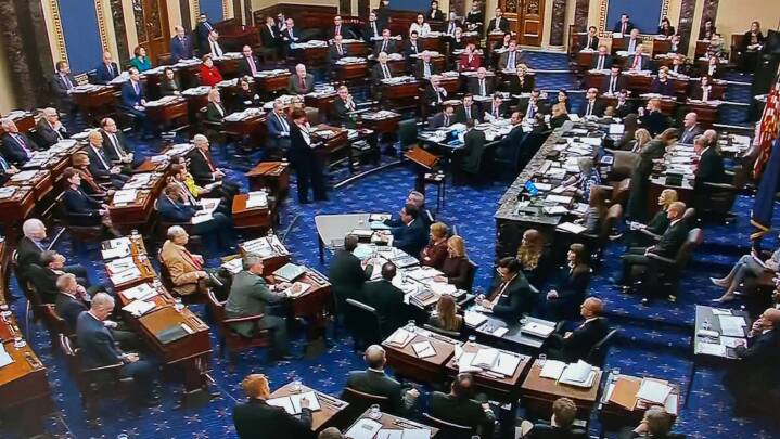 Der er 48 senatorer valgt for Demokraterne i det amerikanske senat