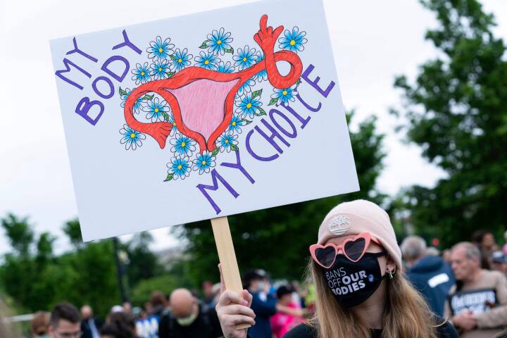 Hundredevis af københavnere demonstrerer for retten til fri abort i USA