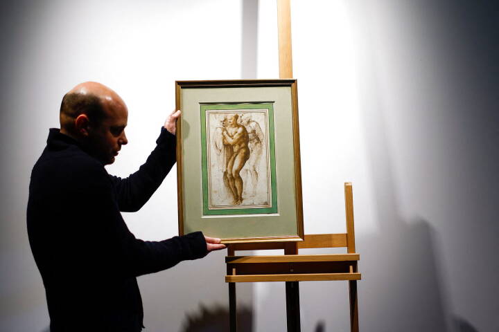 Tegning af Michelangelo solgt for 171 millioner kroner