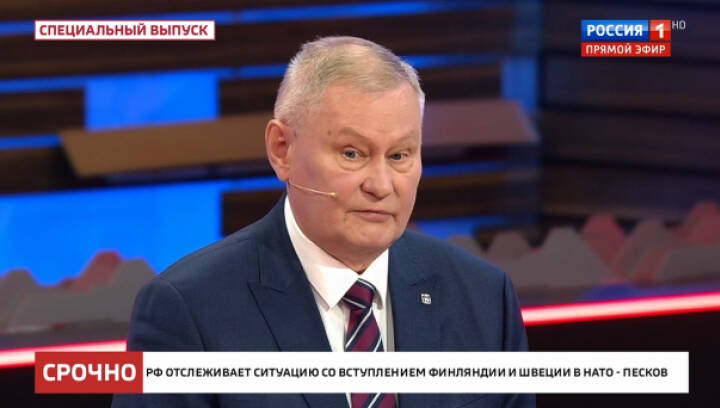 Russisk militæranalytiker vækker opsigt på stats-tv: 'Hele verden er imod os, selvom vi ikke vil indrømme det'