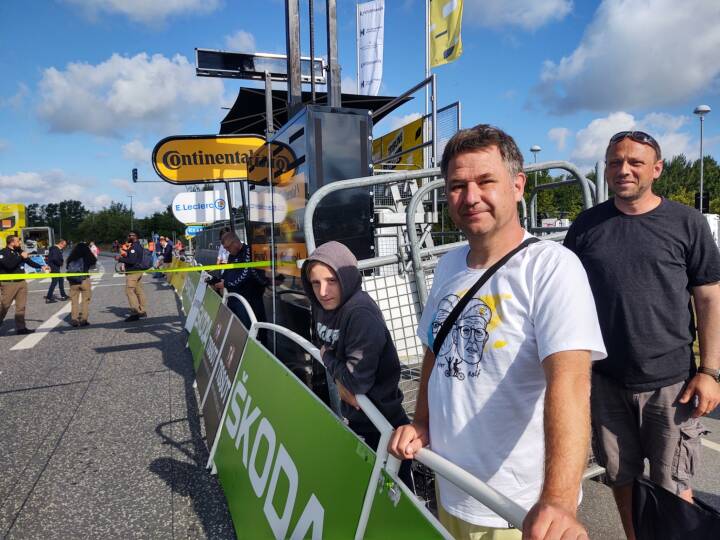 Forventningsfulde Tour-fans sitrer af spænding i Nyborg