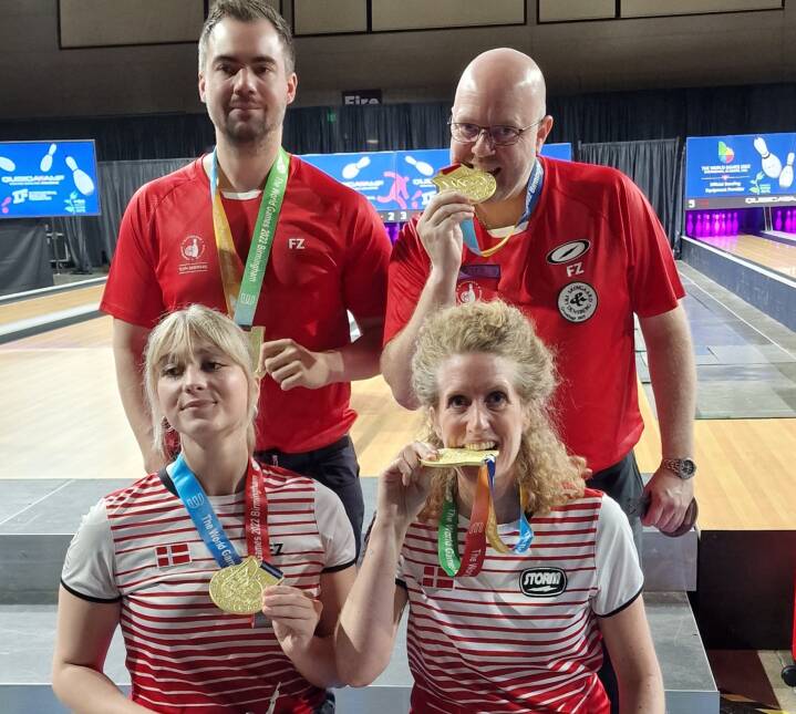 Danmark vinder dobbelt guld i bowling