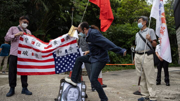 Kina og USA i konflikt omkring Taiwan