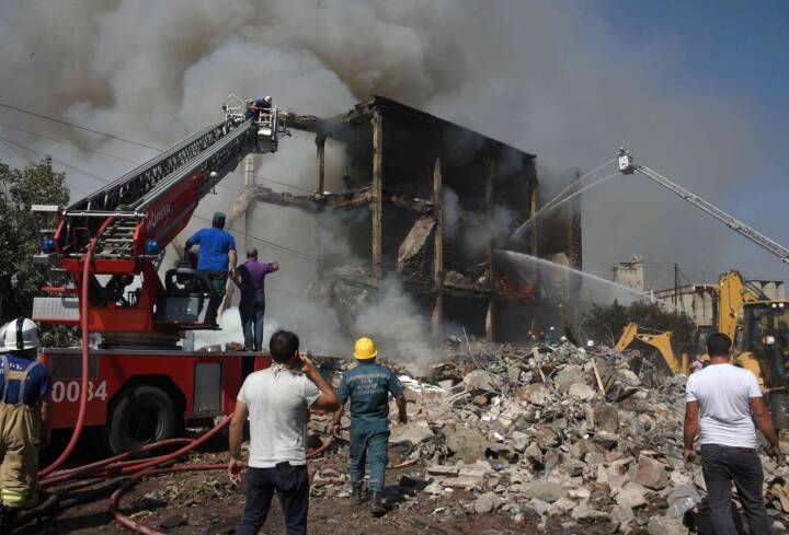 11 er døde efter eksplosioner i armensk indkøbscenter