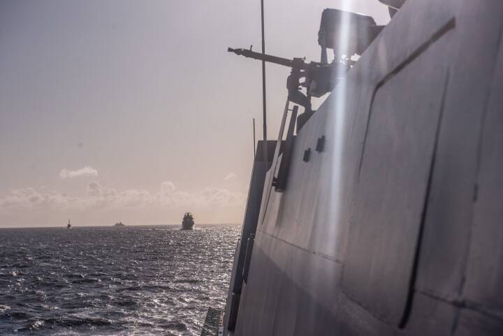 Dansk fregat sendes til Bornholm - bygget til at kæmpe i gas