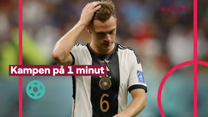 Kampen på 1 minut: Tyskland kan ikke selv afgøre VM-skæbne efter dramatisk remis mod Spanien