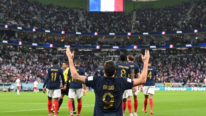 Frankrig kroner ny målkonge: Giroud tager scoringsrekorden fra legendarisk landsmand