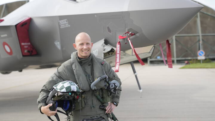 Dansker i cockpittet på Danmarks første F-35: 'Det var en oplevelse, der gav mig gåsehud'