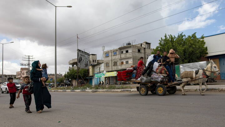 24 dramatiske timer i Rafah med både glæde, panik og buldrende kampvogne