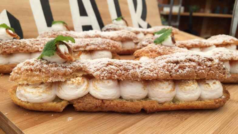 asiatiske creme sprøjte