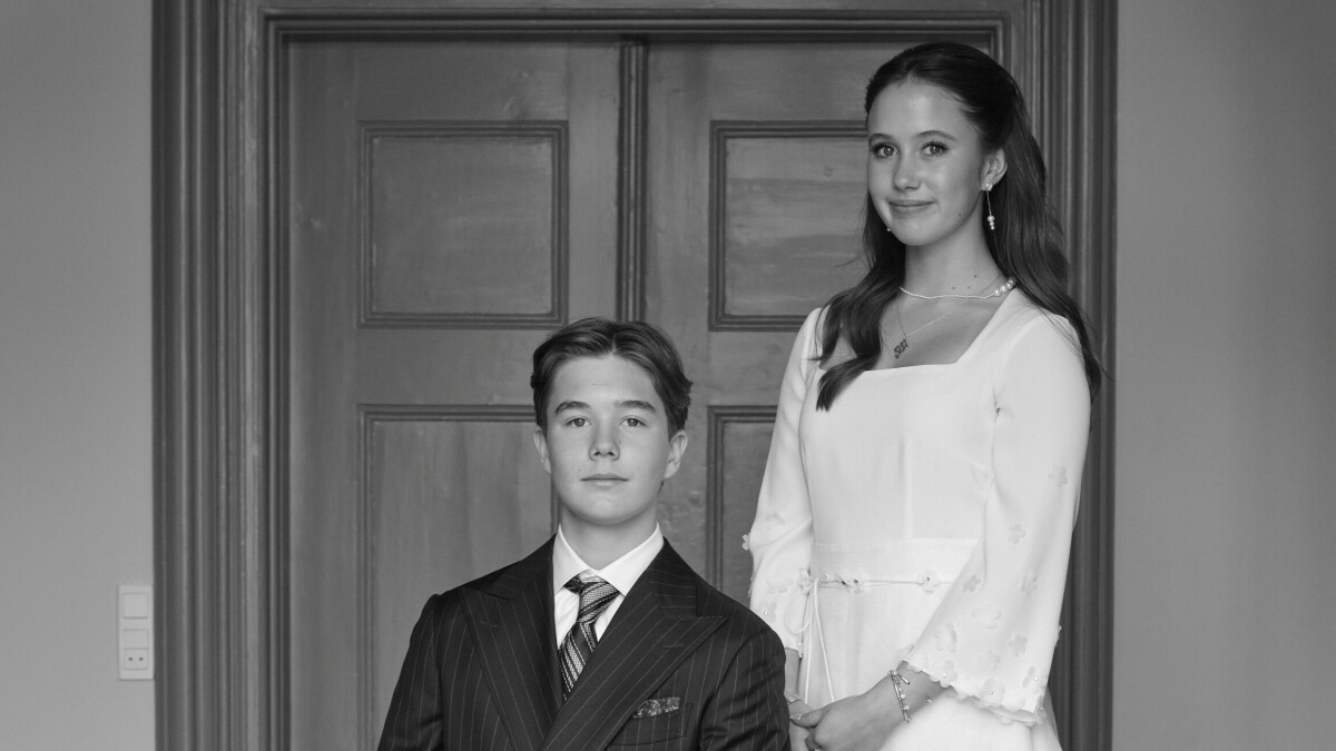 Kongehuset deler officielle portrætter af konfirmanderne