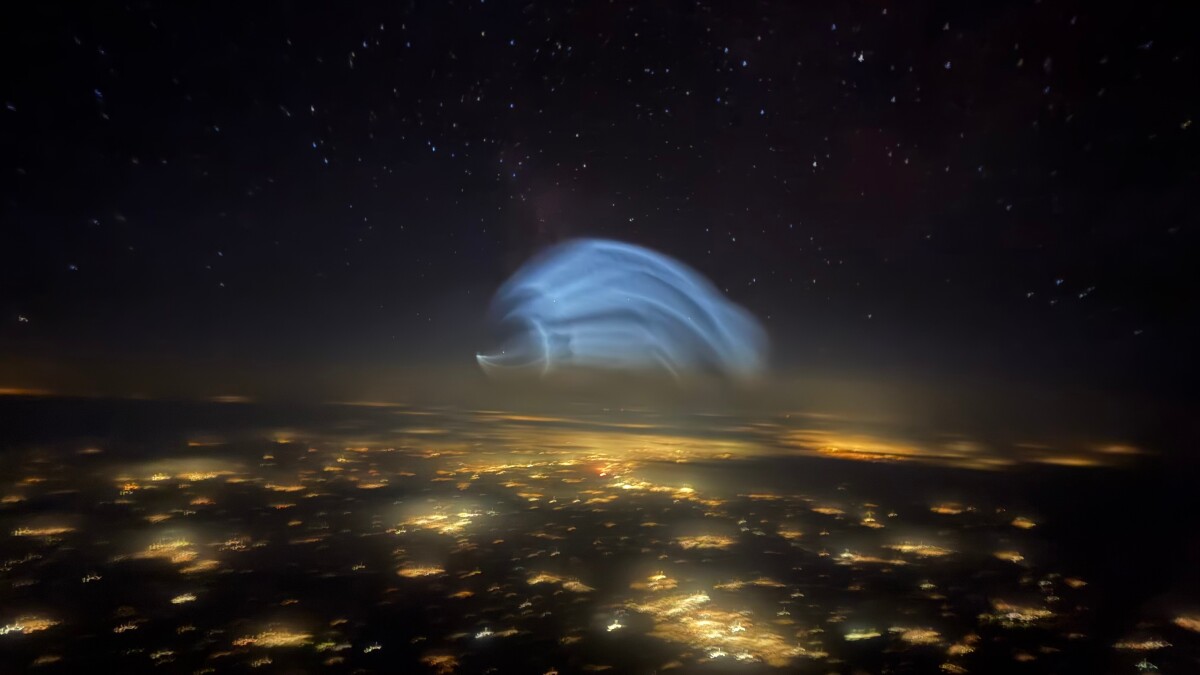 Hvad er det på himlen? Spektakulært lys over dansk luftrum