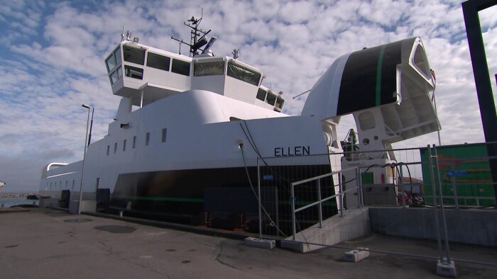 Skibet er ladet med strøm: Ellen sejler sin jomfrutur | Fyn |