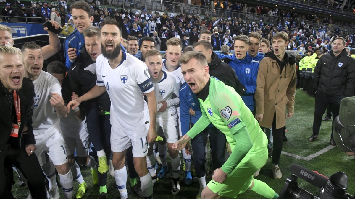 Ekstatiske Finland Kan Ende I Danmarks Em Gruppe Aldrig Har Interessen For Fodbold Vaeret Storre Uefa Em 2020 Dr