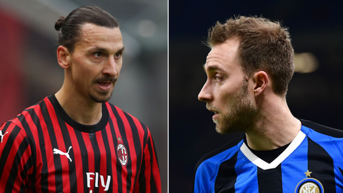 Zlatan og Eriksen tørner sammen som ærkerivaler: genrejse Italiens sårede storklubber | Italiensk fodbold | DR