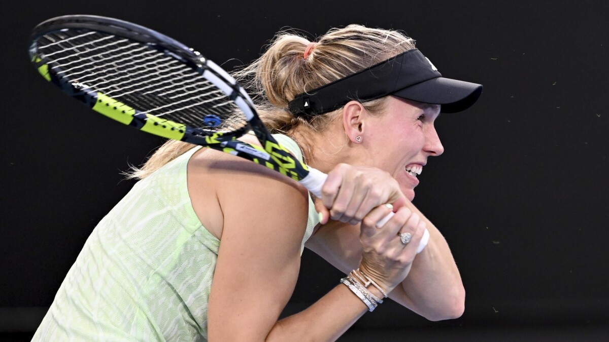 Wozniacki er skuffende ude af Australian Open i tennis.