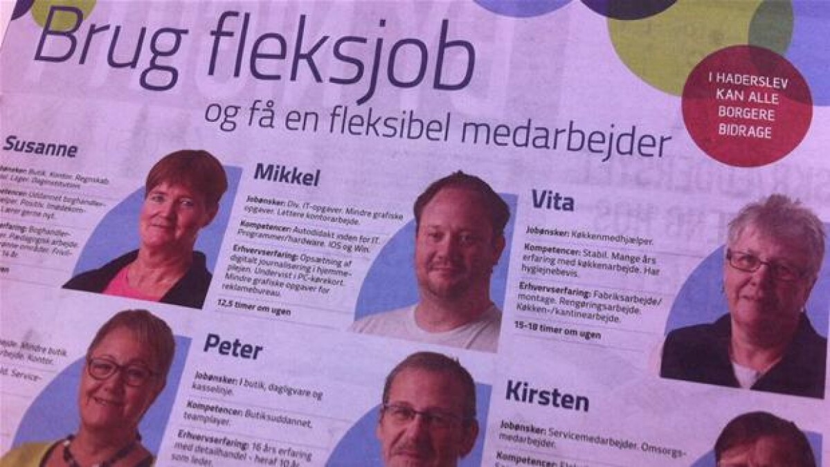 Der er en tendens Dinkarville Mark Kommune laver kontaktannoncer for fleksjobbere | Syd- og Sønderjylland | DR