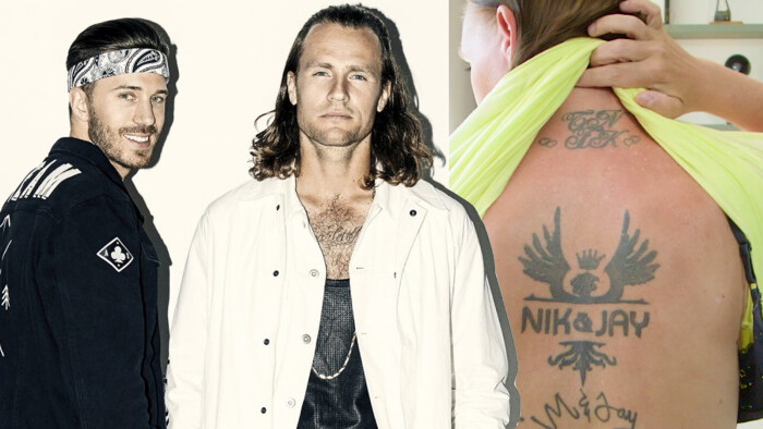 Koordinere Gennemsigtig Løsne Jannie er besat af Nik & Jay: Har en kæmpe tatovering på ryggen | Festival  | DR