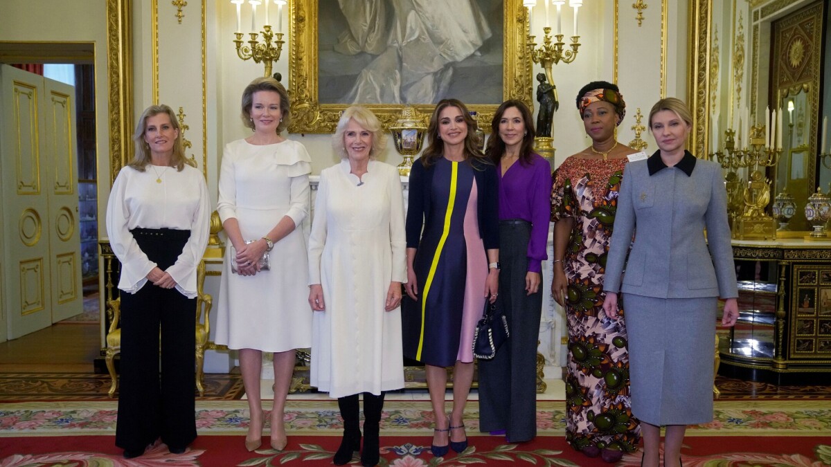 Instrument konkurrenter censur Kronprinsesse Mary og Ukraines førstedame til reception mod kvindevold på  Buckingham Palace | Nyheder | DR